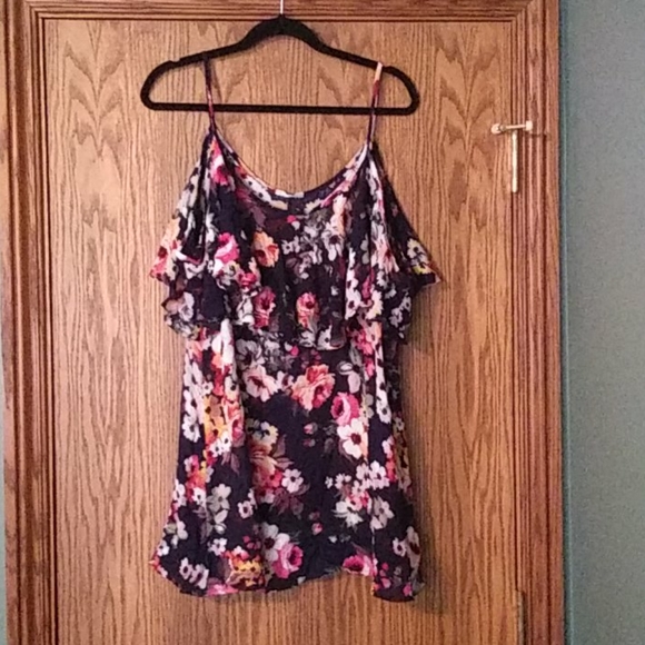 Women's Myesper Cold Off Shoulder Long Tunic - Picture 1 of 5